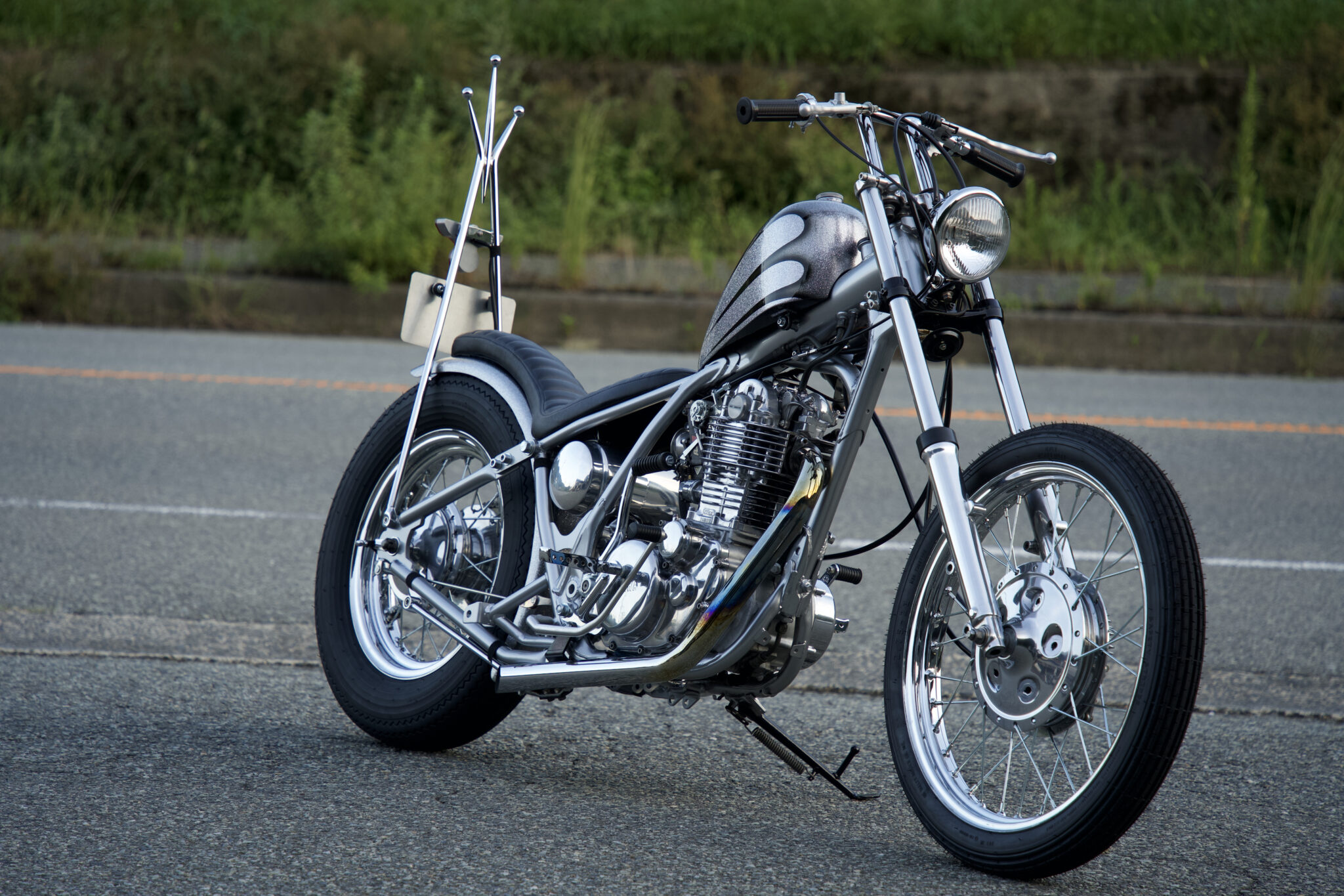 SR400ロングフォークチョッパー